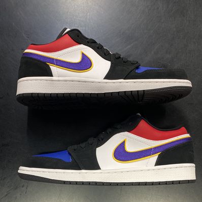 NIKE AIR JORDAN 1 LOW "LAKERS TOP 3"