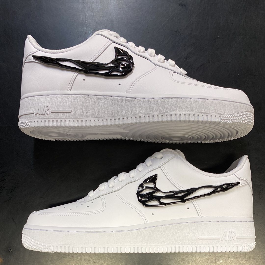 Nike Women's Air Force 1 Low '07 LX "Metal Swoosh/White/Black"
