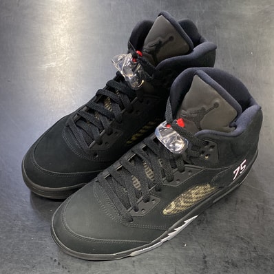 Paris Saint-Germain (PSG) × Nike Air Jordan 5 Retro "Black/Challenge Red-White"