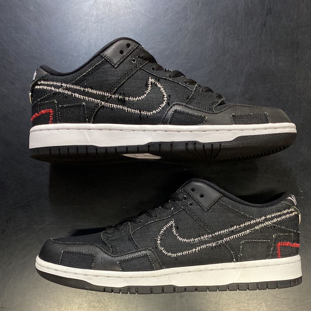 Wasted Youth × Nike SB Dunk Low "Black Denim" / VERDY