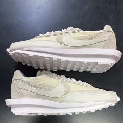 sacai × Nike LDV Waffle "Triple White"