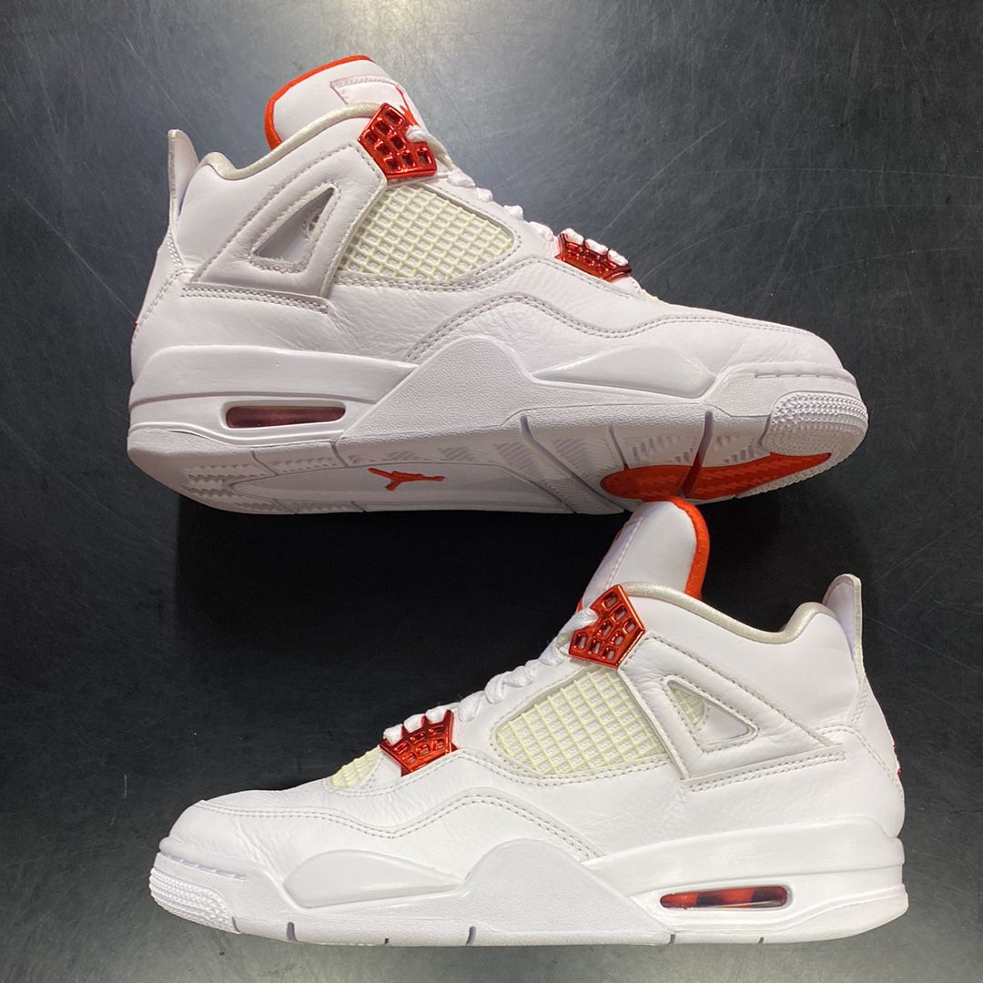 Nike Air Jordan 4 Retro "White/Team Orange"