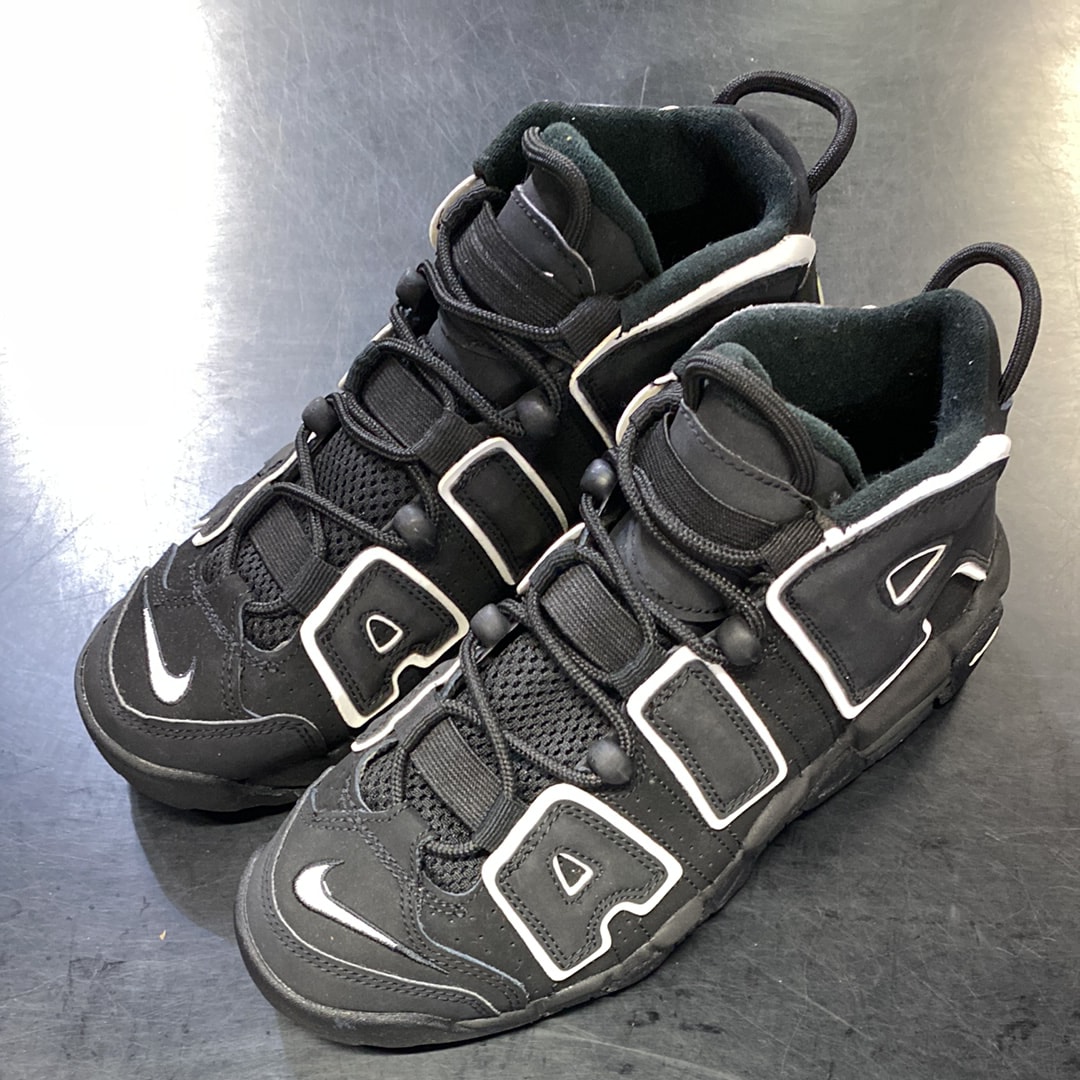 ナイキ エア モア アップテンポ GS "ブラック/ホワイト"(2020)