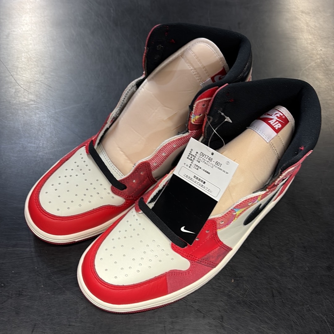 Spider-Man × Nike Air Jordan 1 Retro High OG SP "Spider-Man: Across the Spider-Verse/University Red"