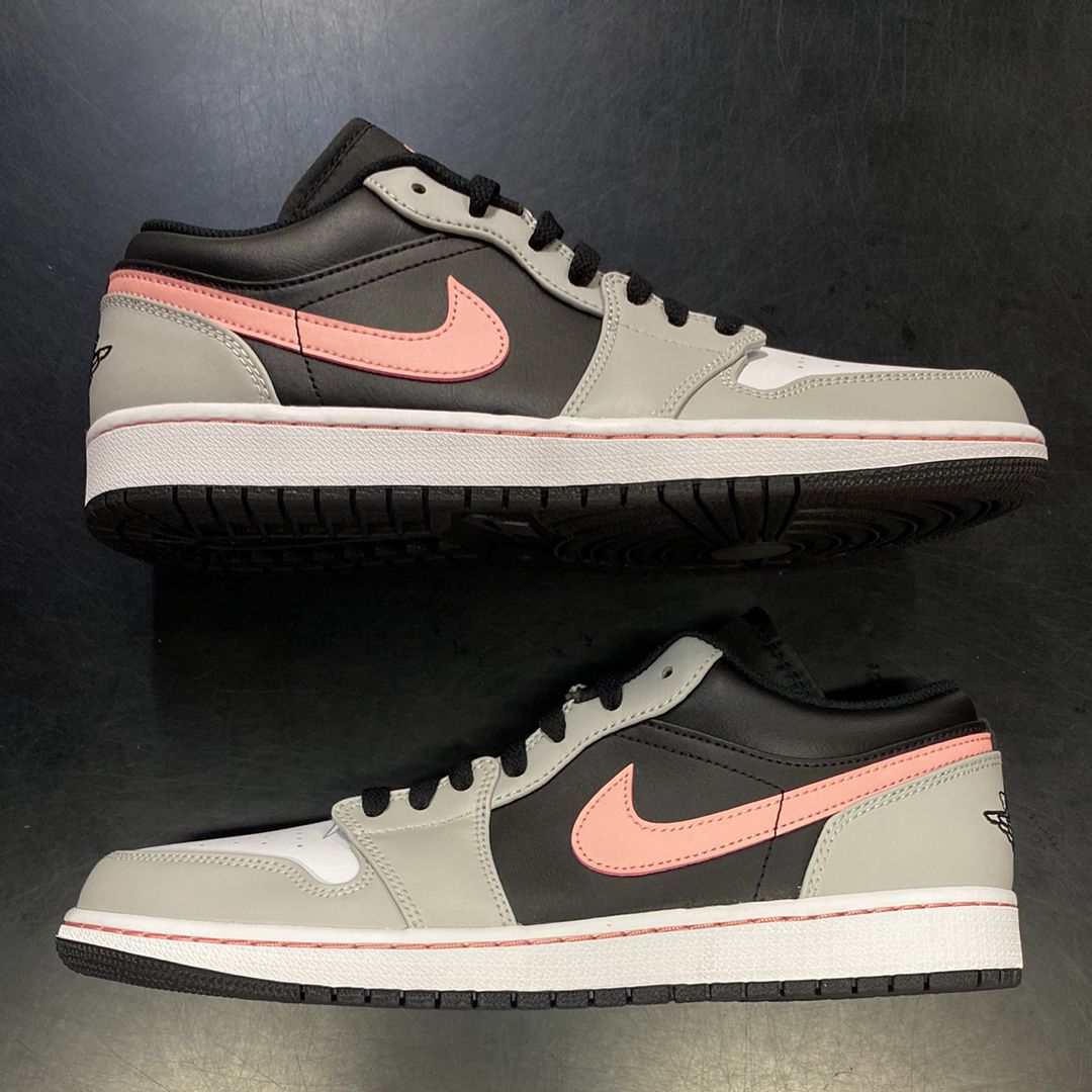 Nike Air Jordan 1 Low "Grey/Black/Pink"
