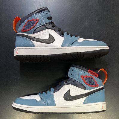 FACETASM × Nike Air Jordan 1 Mid "White/Navy"