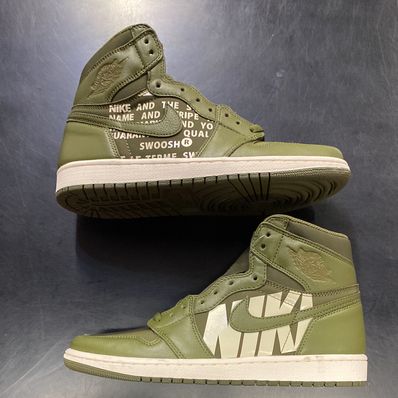 Nike Air Jordan 1 Retro High "Olive Canvas"