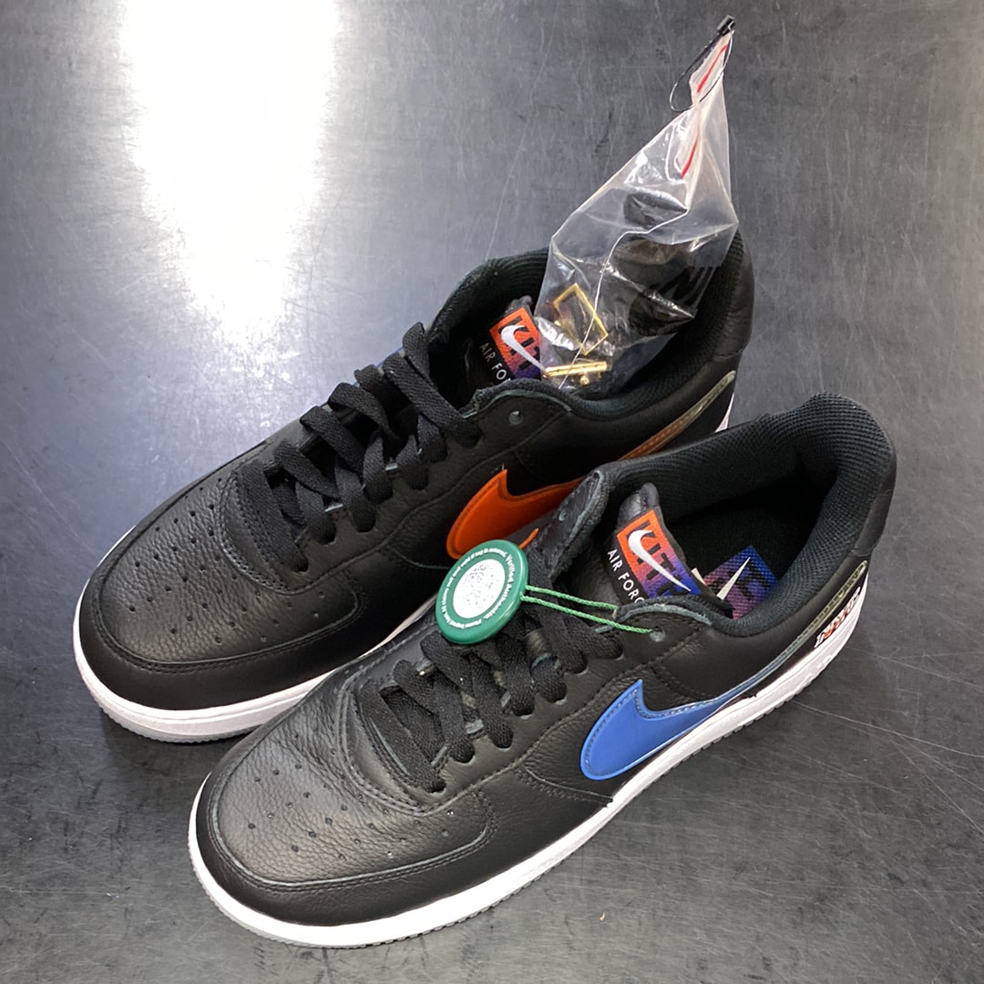 KITH × Nike Air Force 1 Low New York Knicks "Black/Brilliant Orange/Rush/Brilliant White"