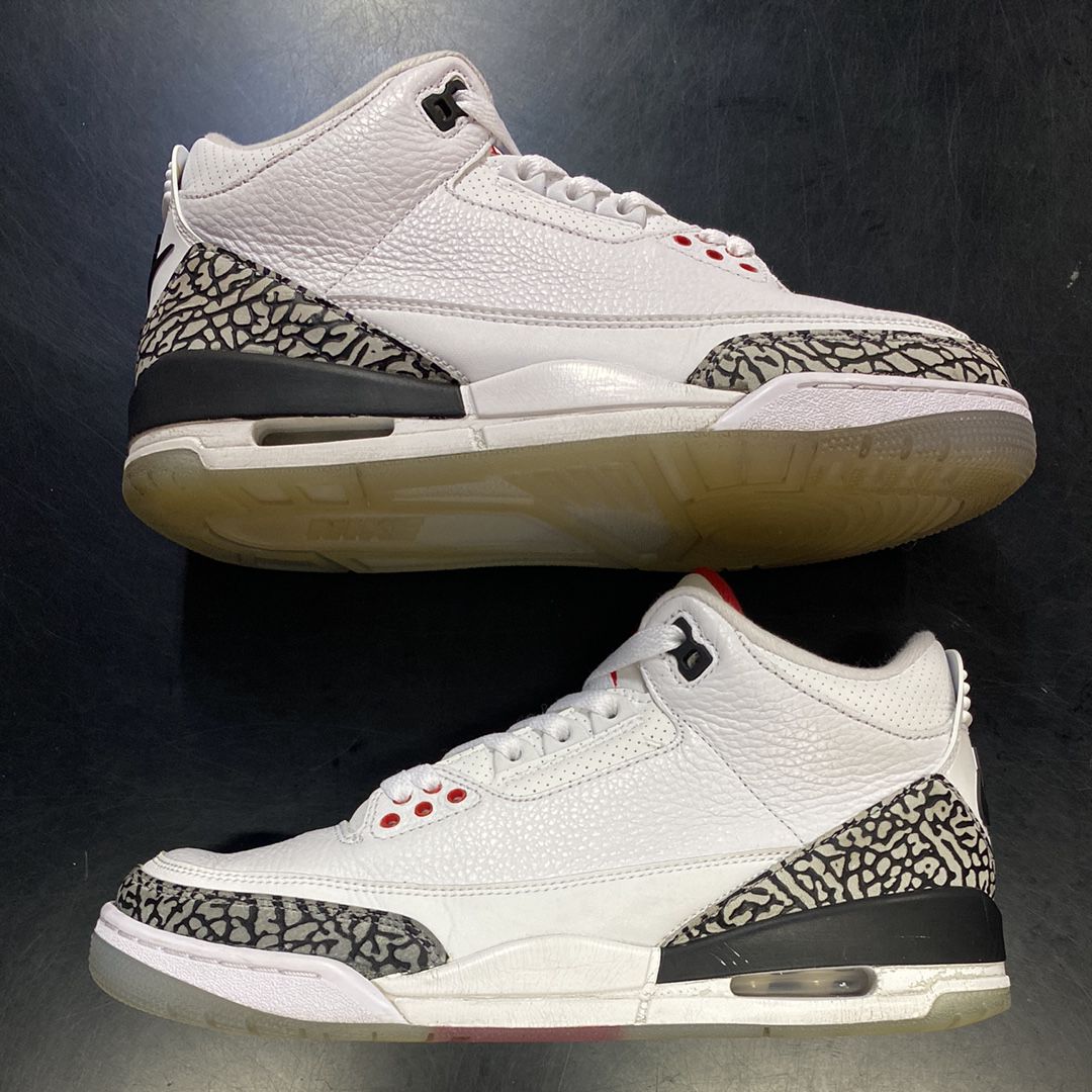 Nike Air Jordan 3 Retro "Free Throw Line White Cement"