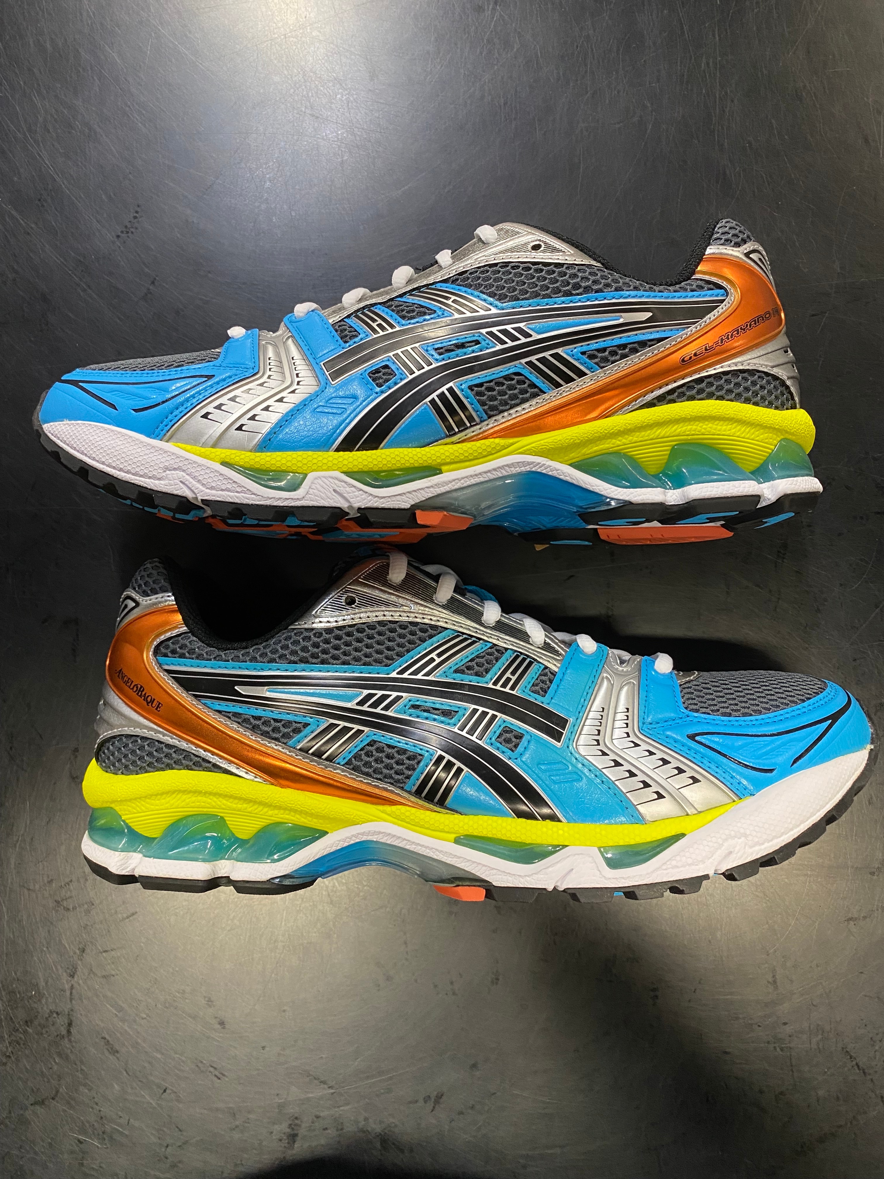 アンジェロ・バク × アシックス ゲルカヤノ14 "リバース オブ クール"