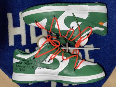 OFF-WHITE × NIKE DUNK LOW WHITE / PINE-GREENを買うならスニーカーダンク OFF-WHITE × NIKE DUNK LOW WHITE / PINE-GREENを買うならスニーカーダンク