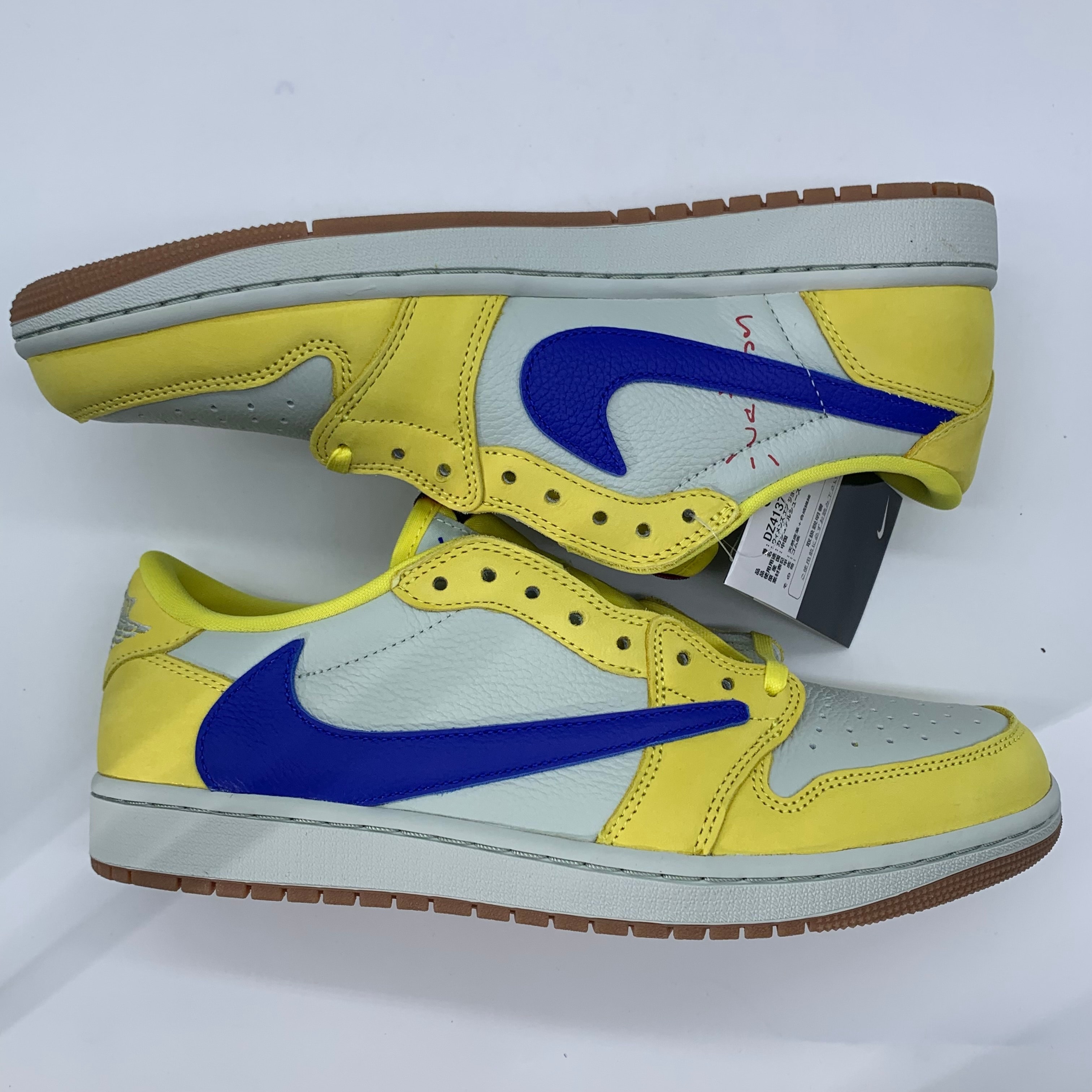 Travis Scott × Nike Women's Air Jordan 1 Retro Low OG "Canary"