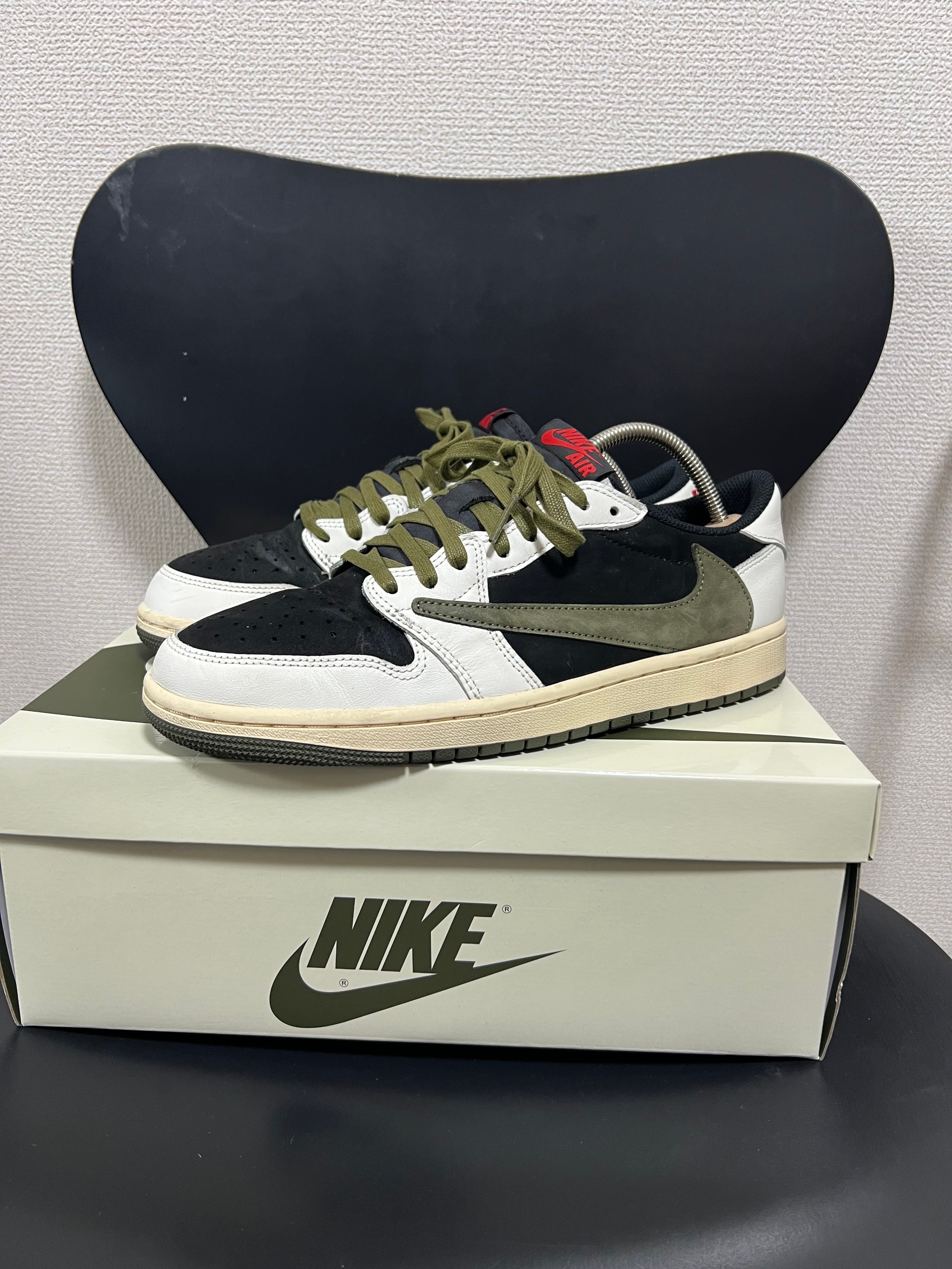 Travis Scott × Nike Women's Air Jordan 1 Low OG "Medium Olive"