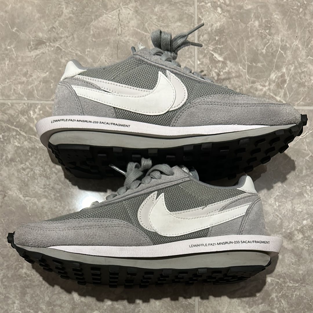 Fragment × sacai × Nike LD Waffle "Light Smoke Grey"