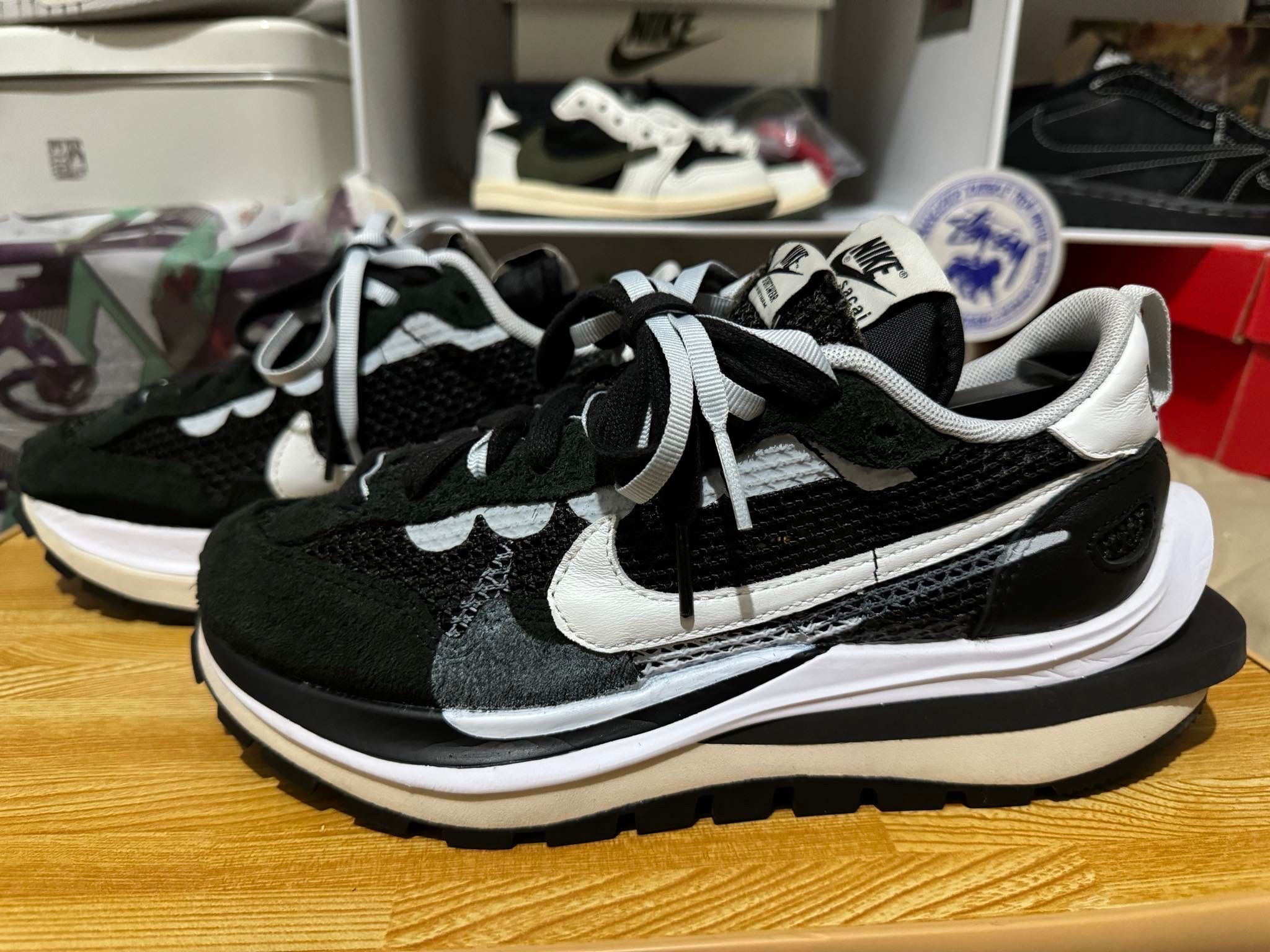sacai × Nike Vapor Waffle "Black and White"