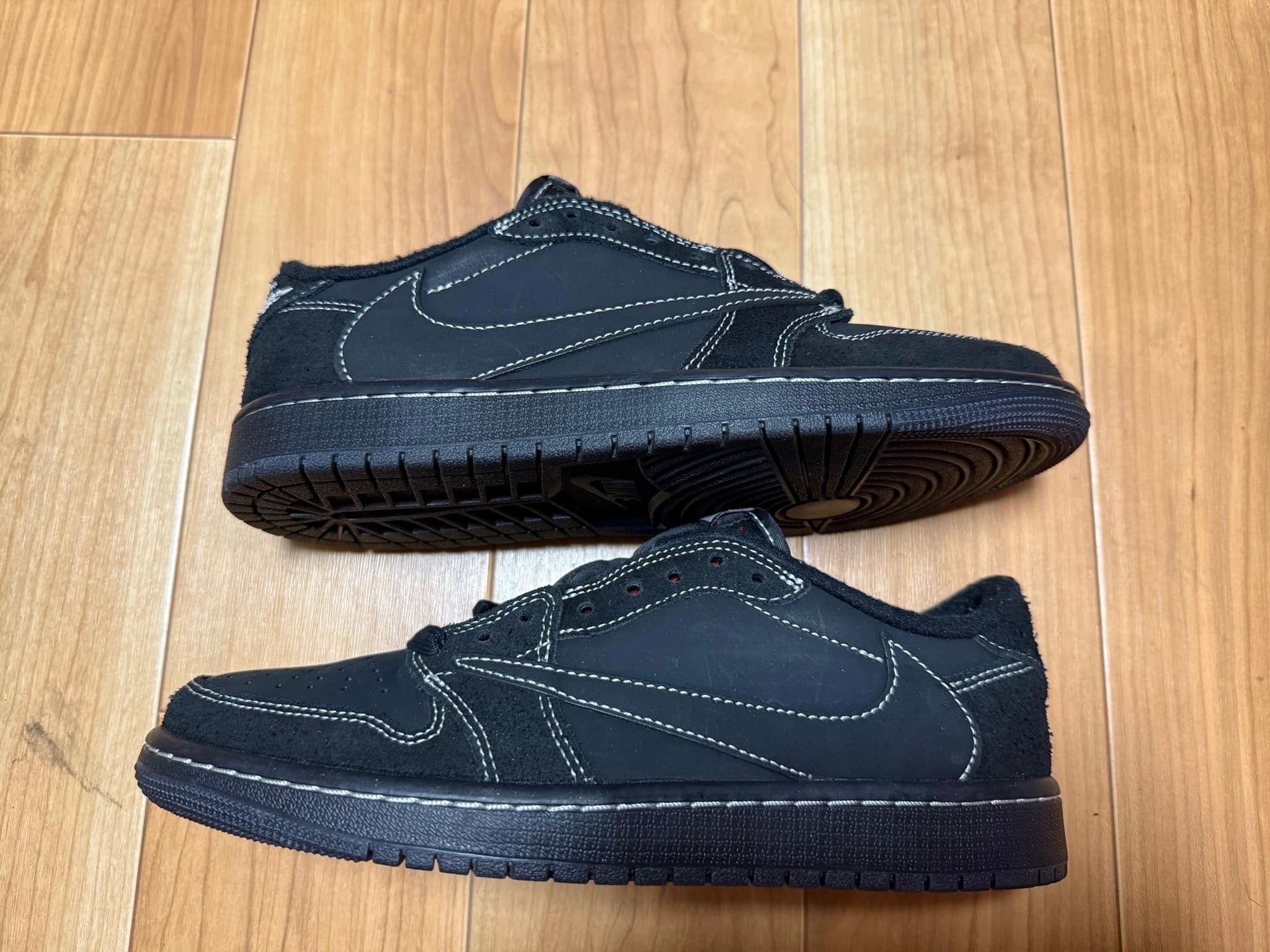 Travis Scott × Nike Air Jordan 1 Low OG SP "Black Phantom"