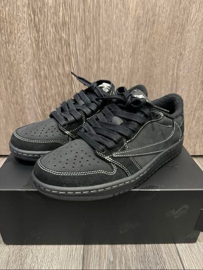 Travis Scott × Nike Air Jordan 1 Low OG SP "Black Phantom"