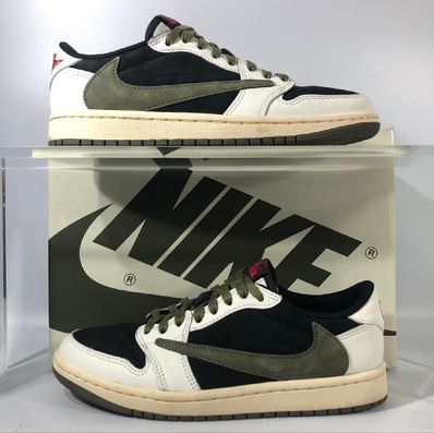 Travis Scott × Nike Women's Air Jordan 1 Low OG "Medium Olive"