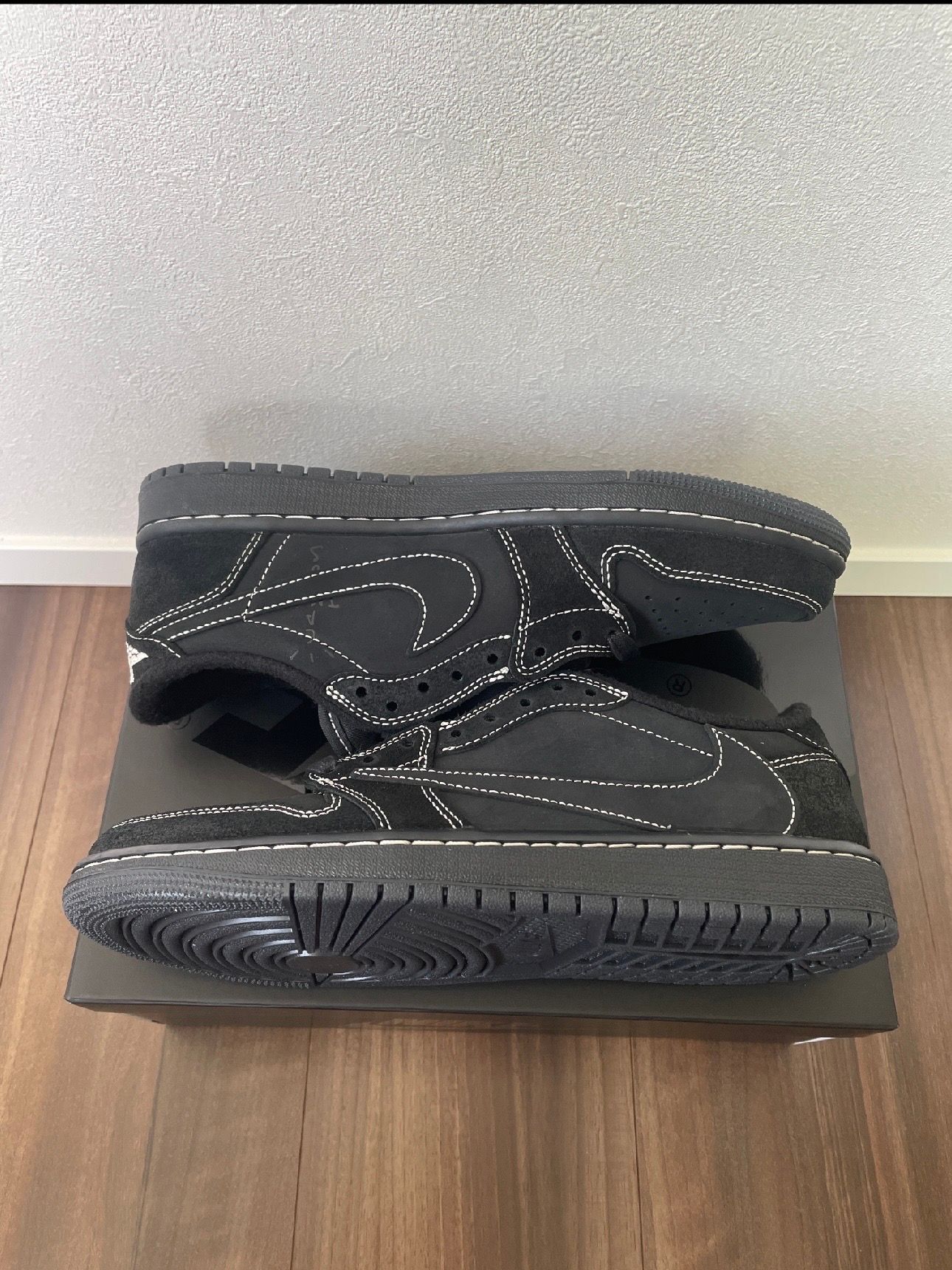Travis Scott × Nike Air Jordan 1 Low OG SP "Black Phantom"