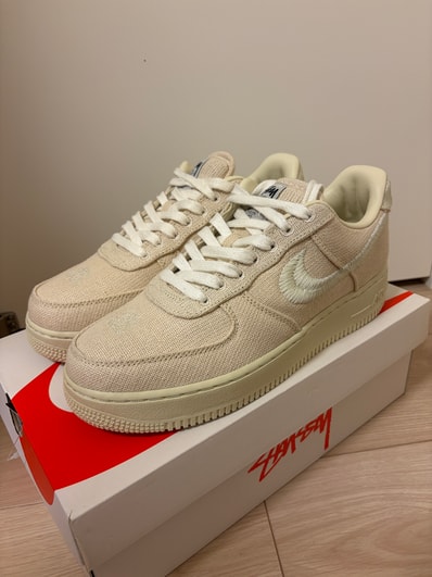 Stussy × Nike Air Force 1 Low "Fossil Stone"