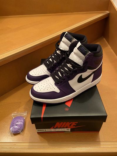 Nike Air Jordan 1 Retro High OG "Court Purple White/Black" (2020)