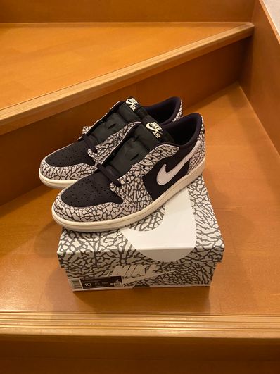 Nike Air Jordan 1 Retro Low OG "Black Cement"