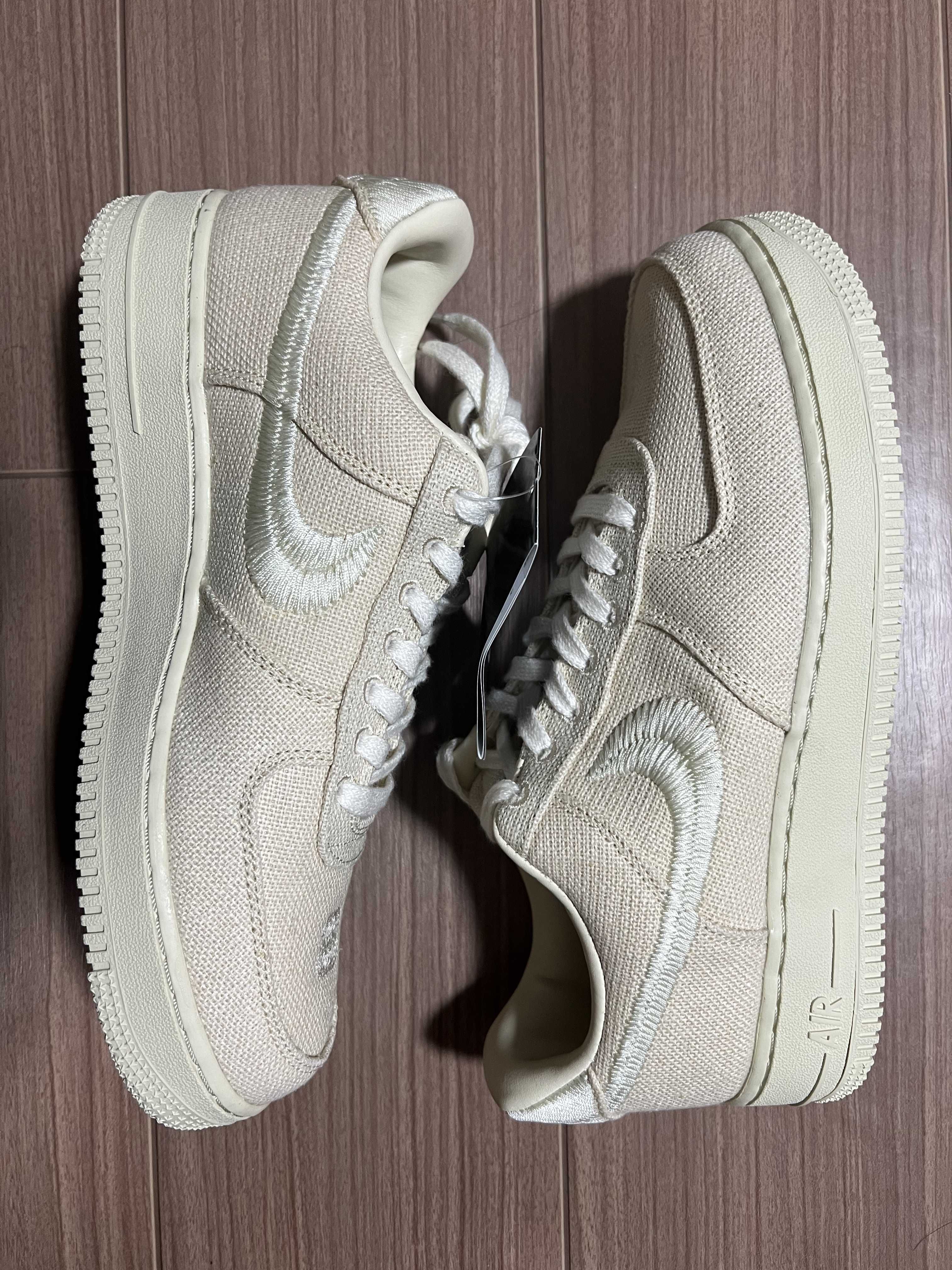 Stussy × Nike Air Force 1 Low "Fossil Stone"