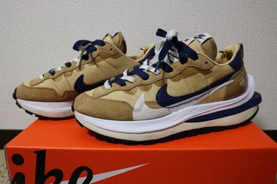 Sacai × Nike Vapor Waffle "Sesame And Blue Void"