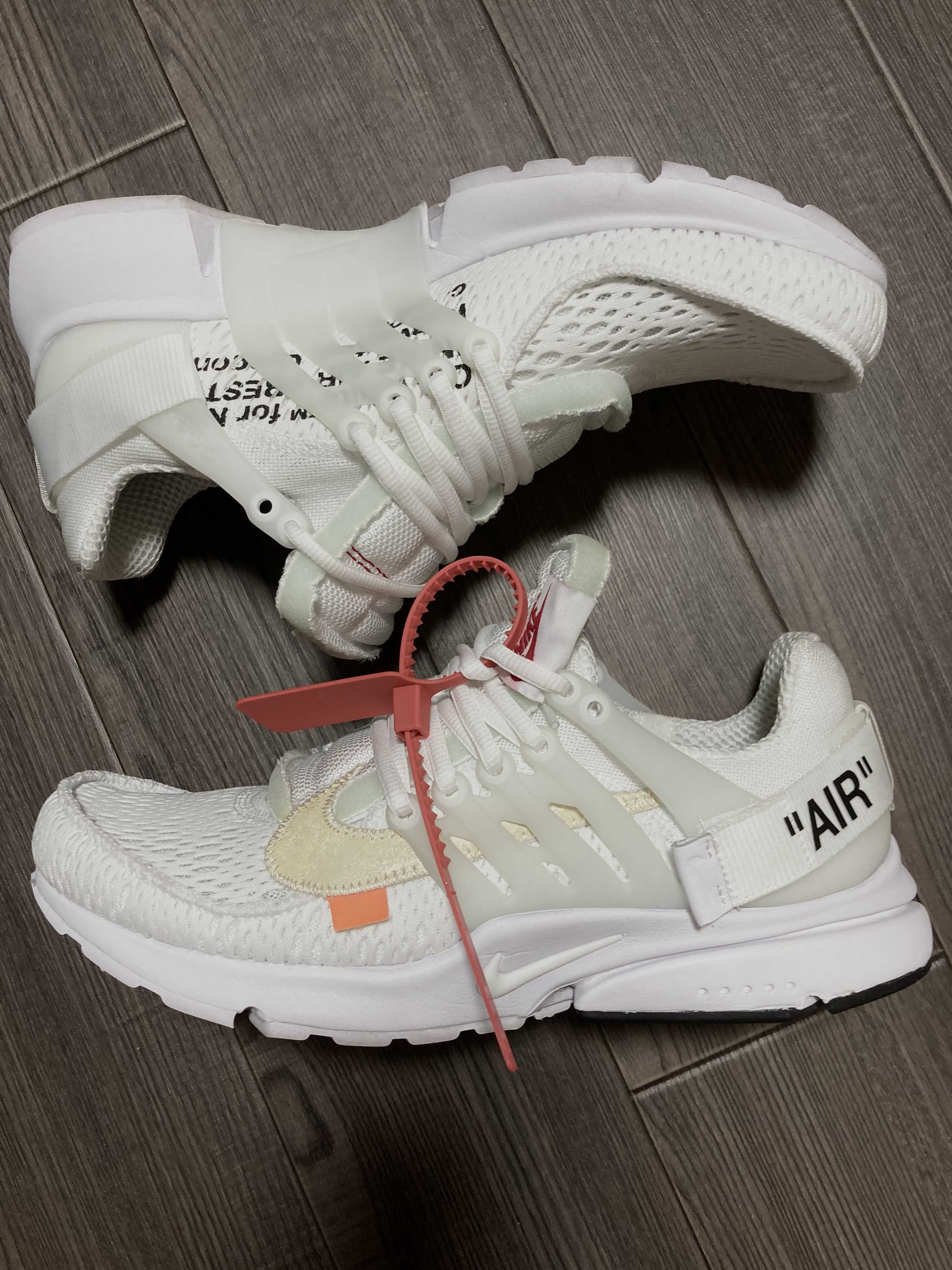Off-White × Nike Air Presto "White/Black/Cone"