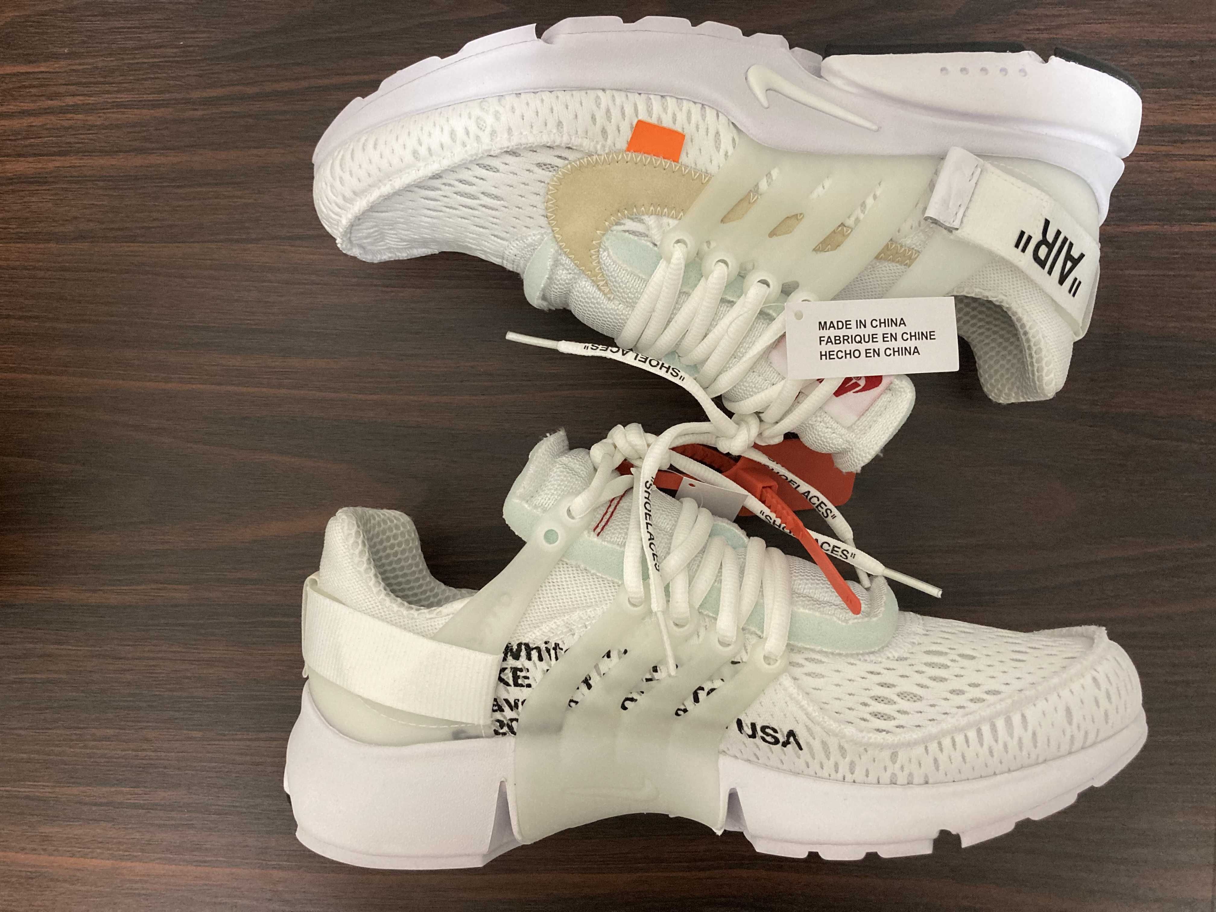 Off-White × Nike Air Presto "White/Black/Cone"