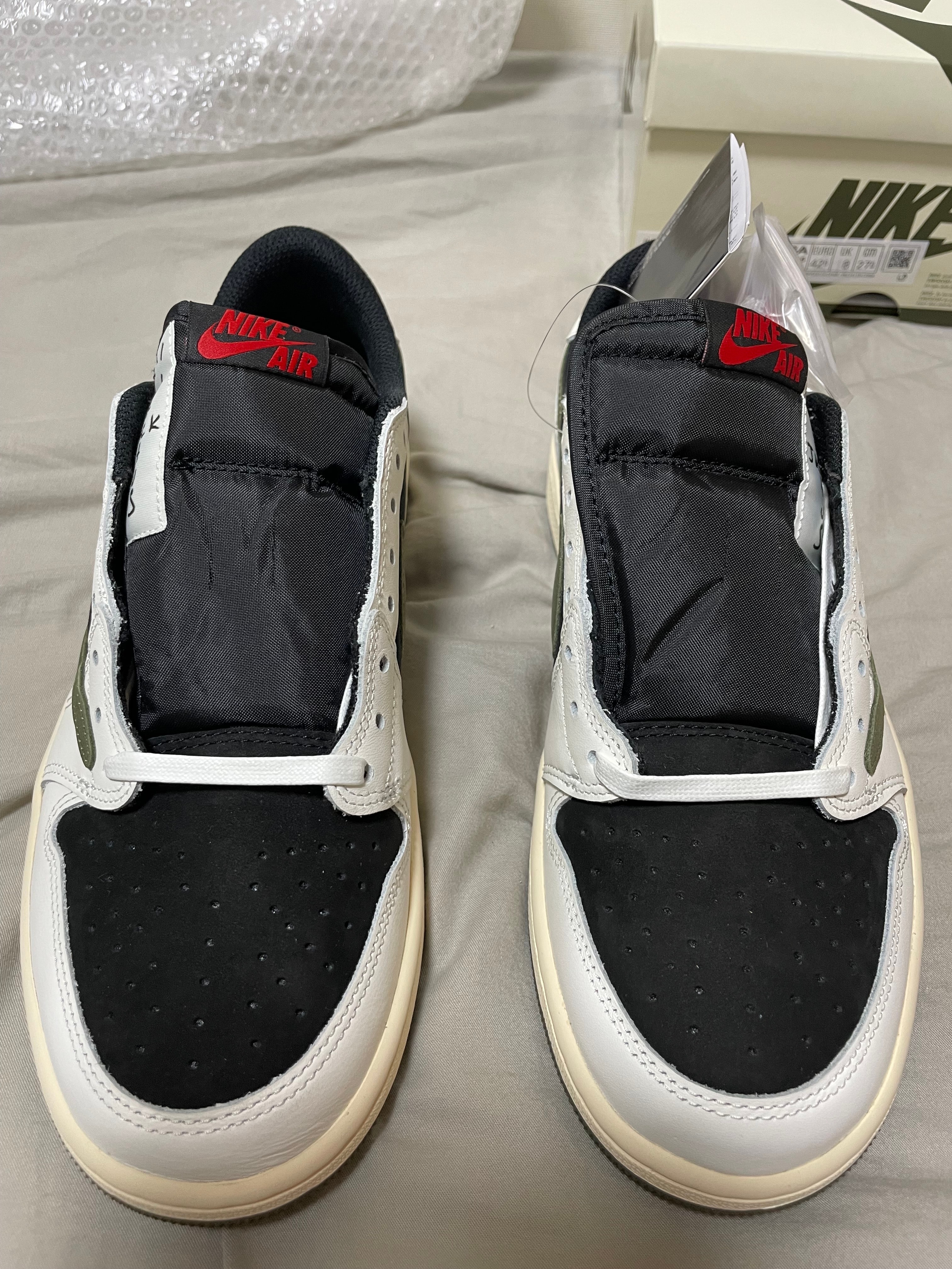 Travis Scott × Nike Women's Air Jordan 1 Low OG "Medium Olive"