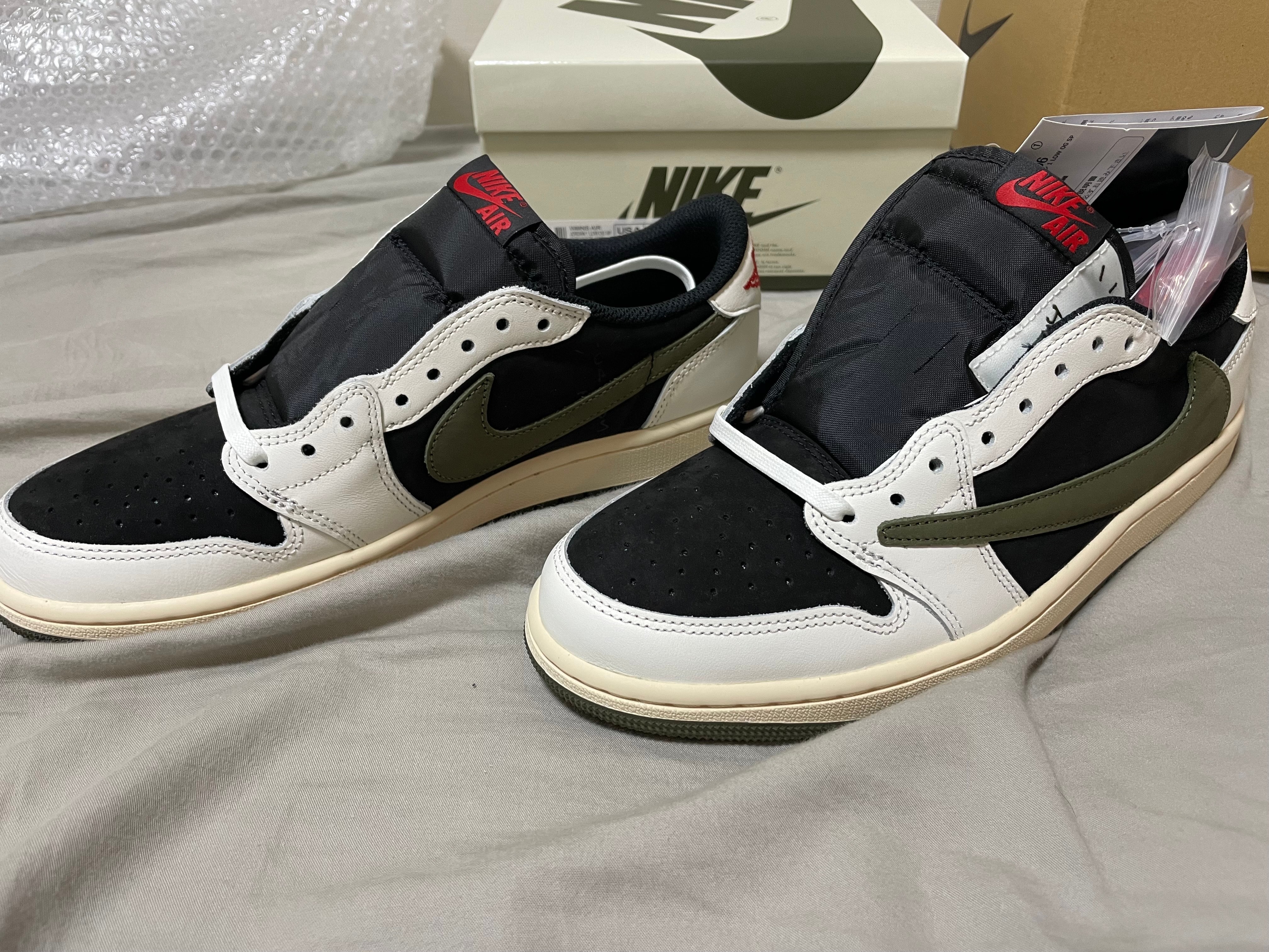 Travis Scott × Nike Women's Air Jordan 1 Low OG "Medium Olive"