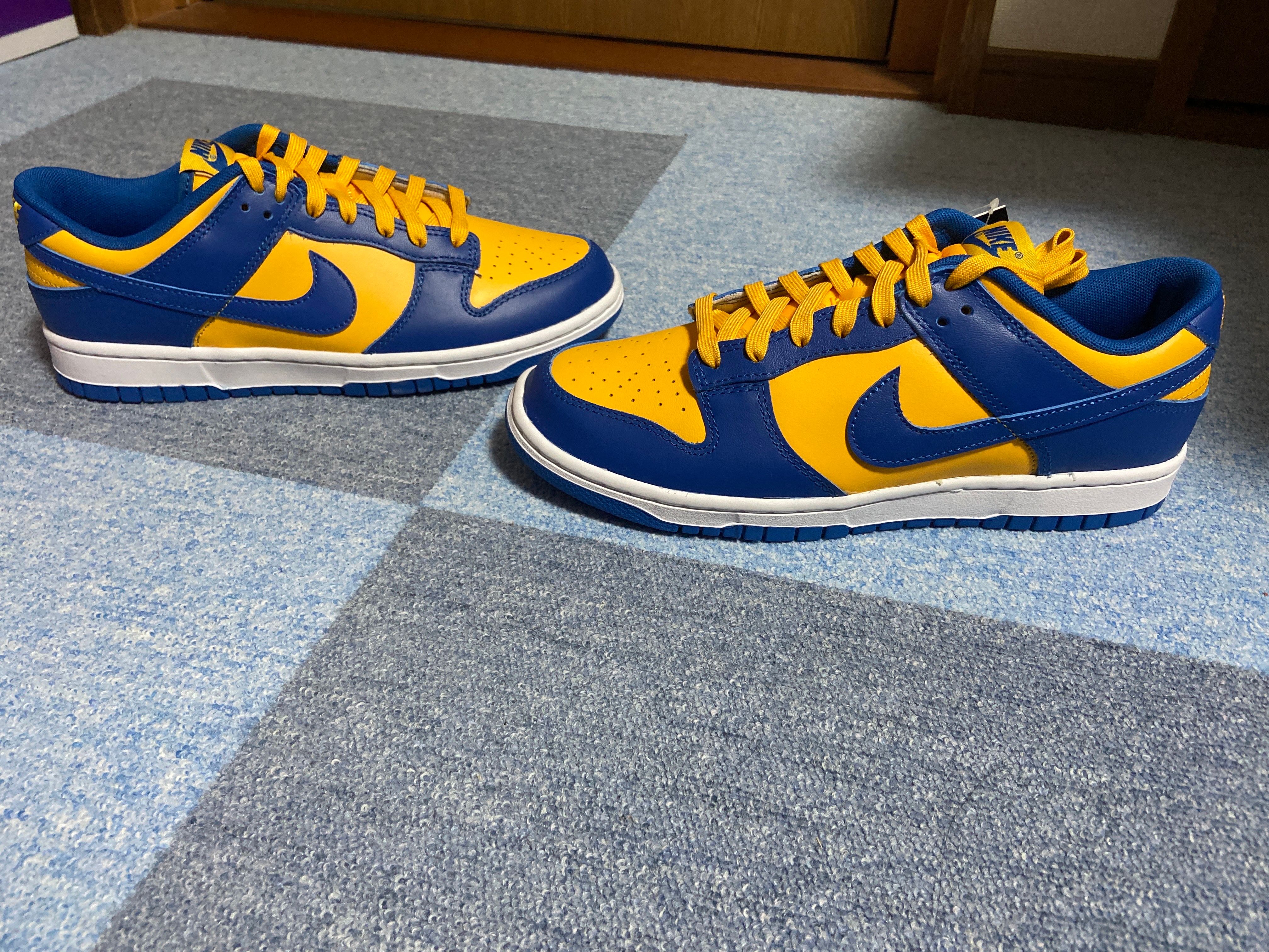 Nike Dunk Low "Blue Jay and University Gold"