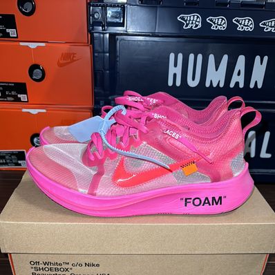 Off-White × Nike Zoom Fly "Pink"