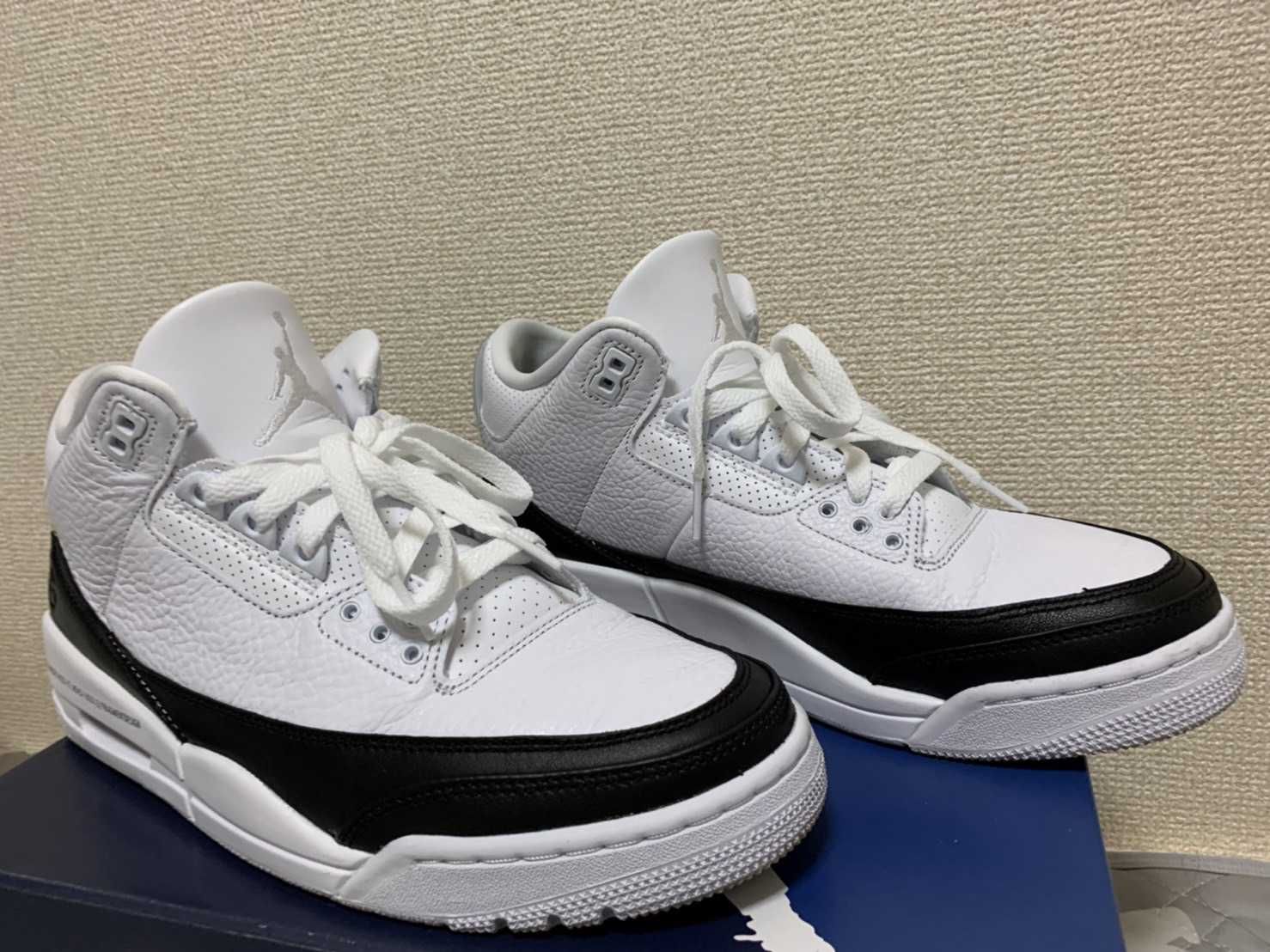 Fragment × Nike Air Jordan 3 "White/Black"