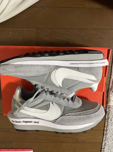 Fragment × sacai × Nike LD Waffle "Light Smoke Grey"