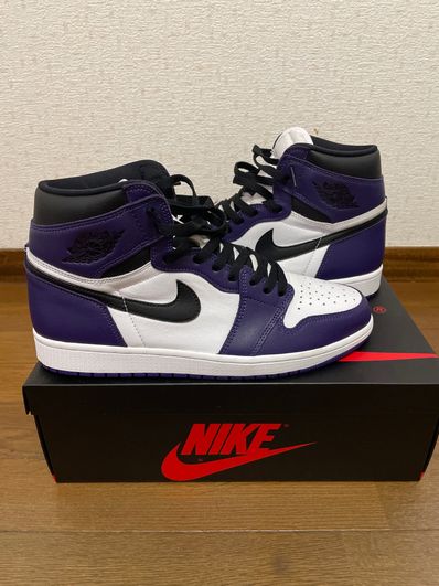 Nike Air Jordan 1 Retro High OG "Court Purple White/Black" (2020)