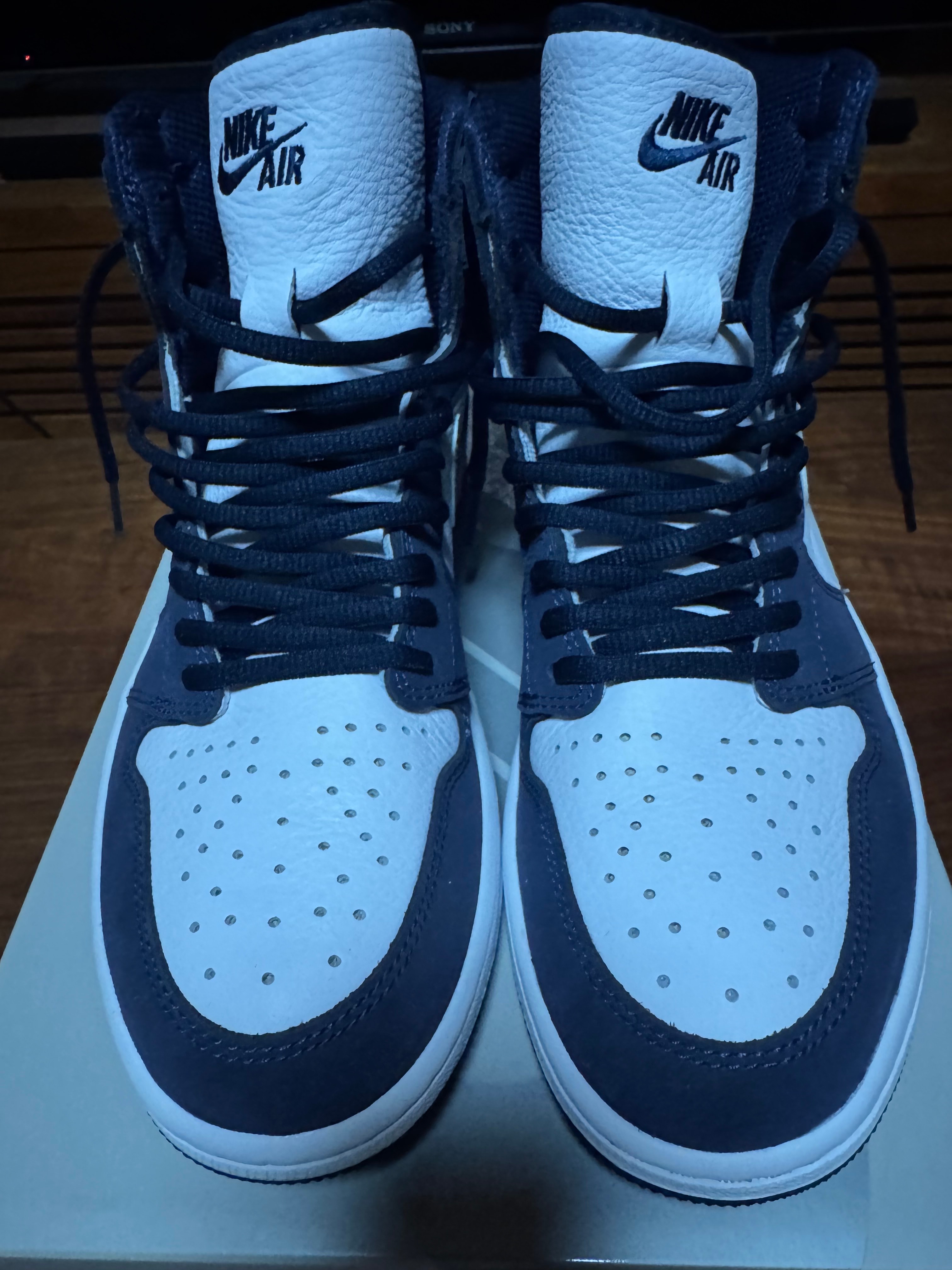 Nike Air Jordan 1 High OG CO.JP "White/Midnight Navy" (2020)(ブリーフケースなし)