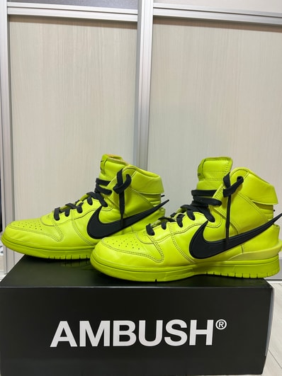 Ambush × Nike Dunk High "Flash Lime"
