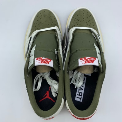 Travis Scott × Nike Air Jordan 1 Low OG SP "Reverse Olive"