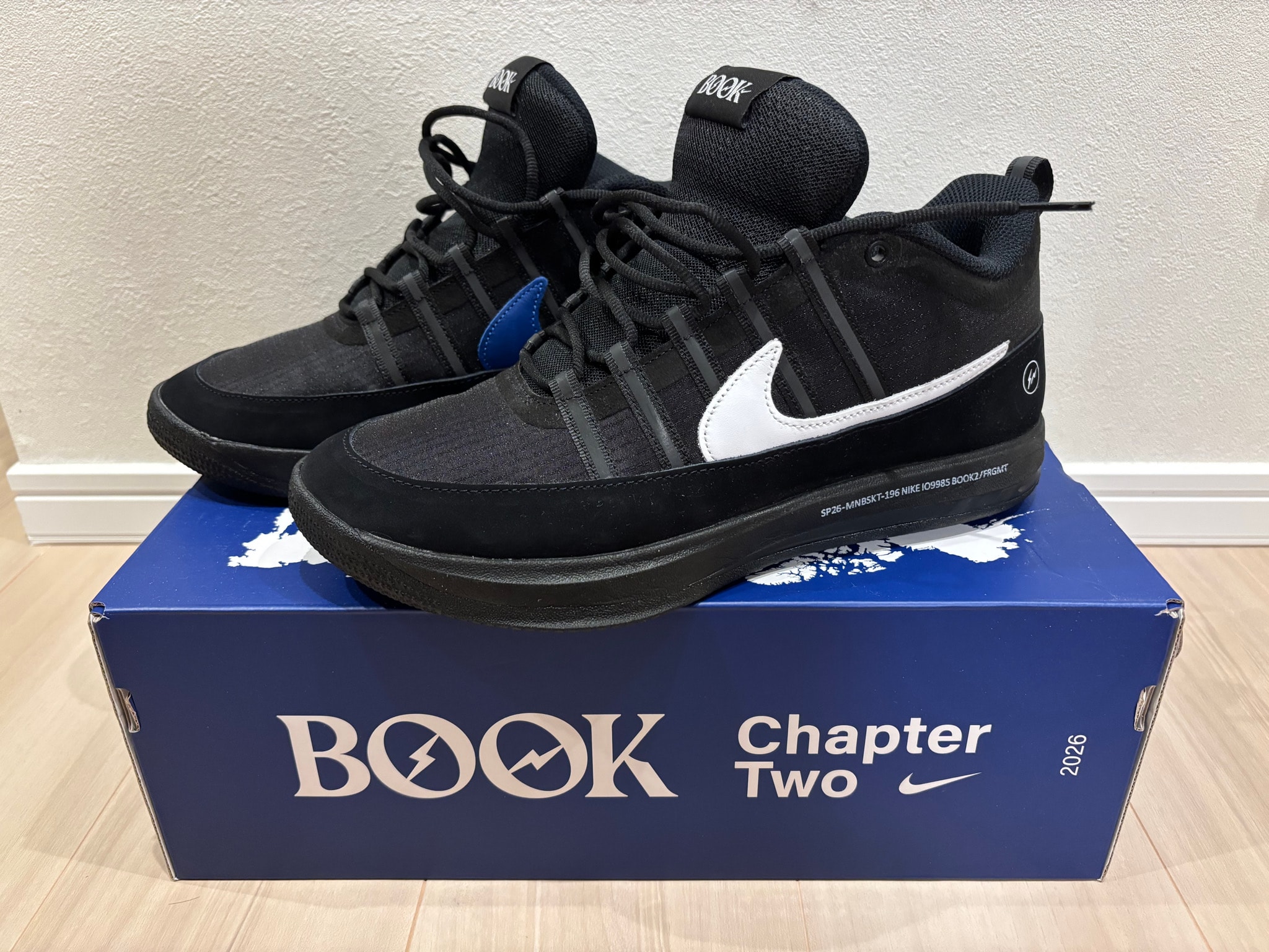 fragment design × Nike Book 2 "Black/White" (IO9950-900/IO9985-900)