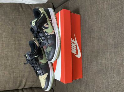 NIKE DUNK LOW SE "BLACK MULTI CAMO"