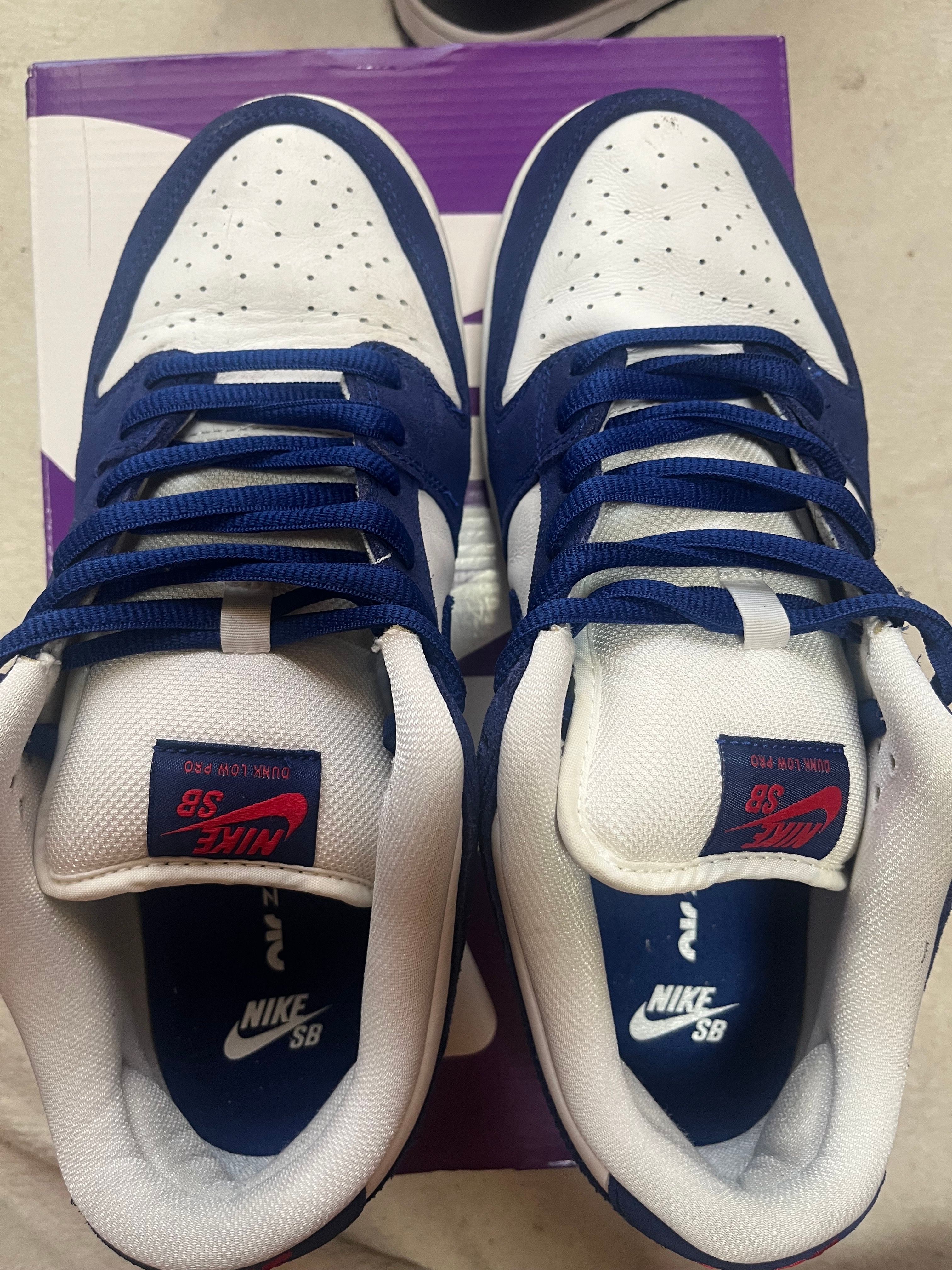 Nike SB Dunk Low "Los Angeles Dodgers/Deep Royal Blue"
