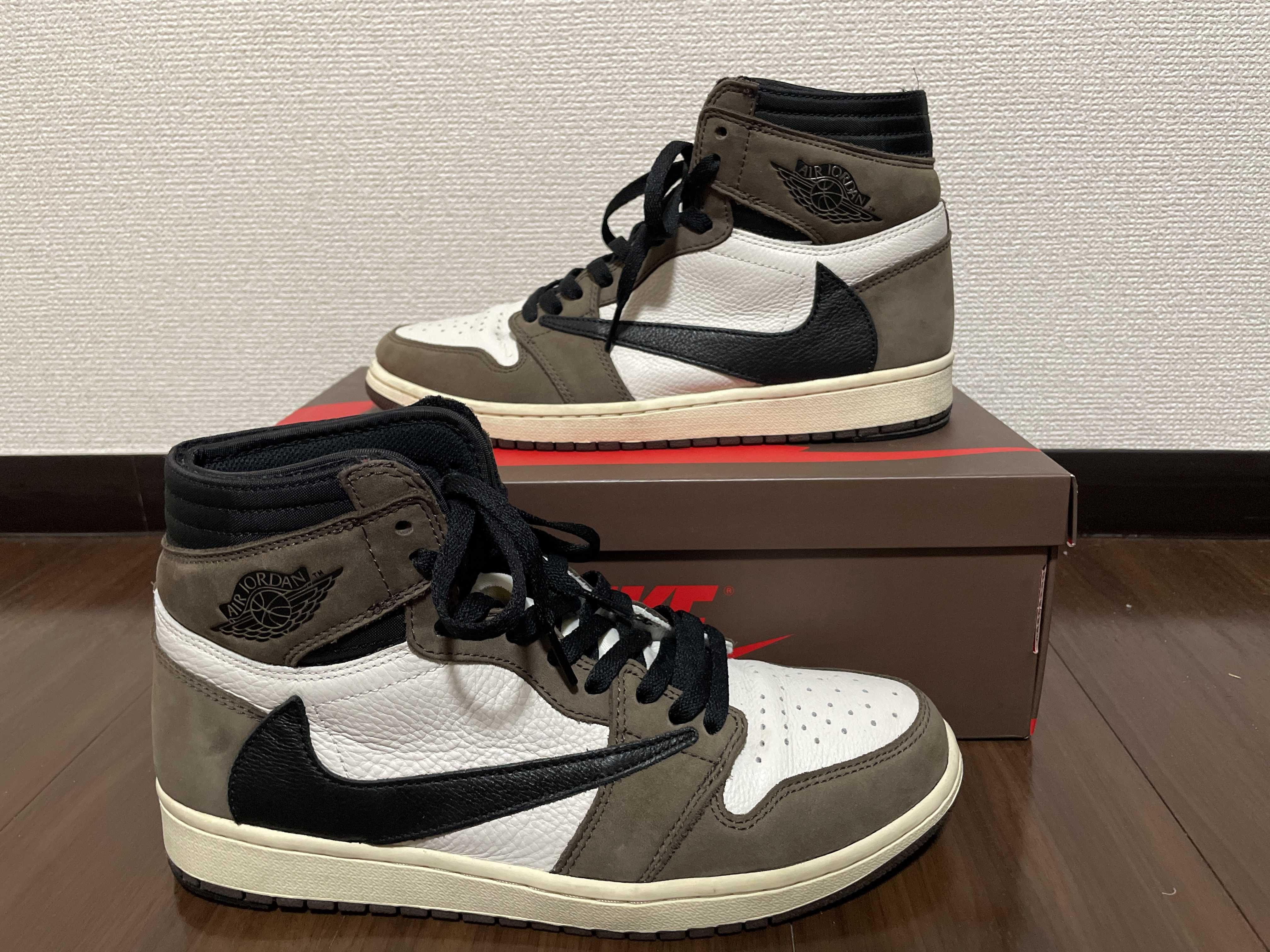 Travis Scott × Nike Air Jordan 1 Retro High OG TS SP "Sail/Dark Mocha"