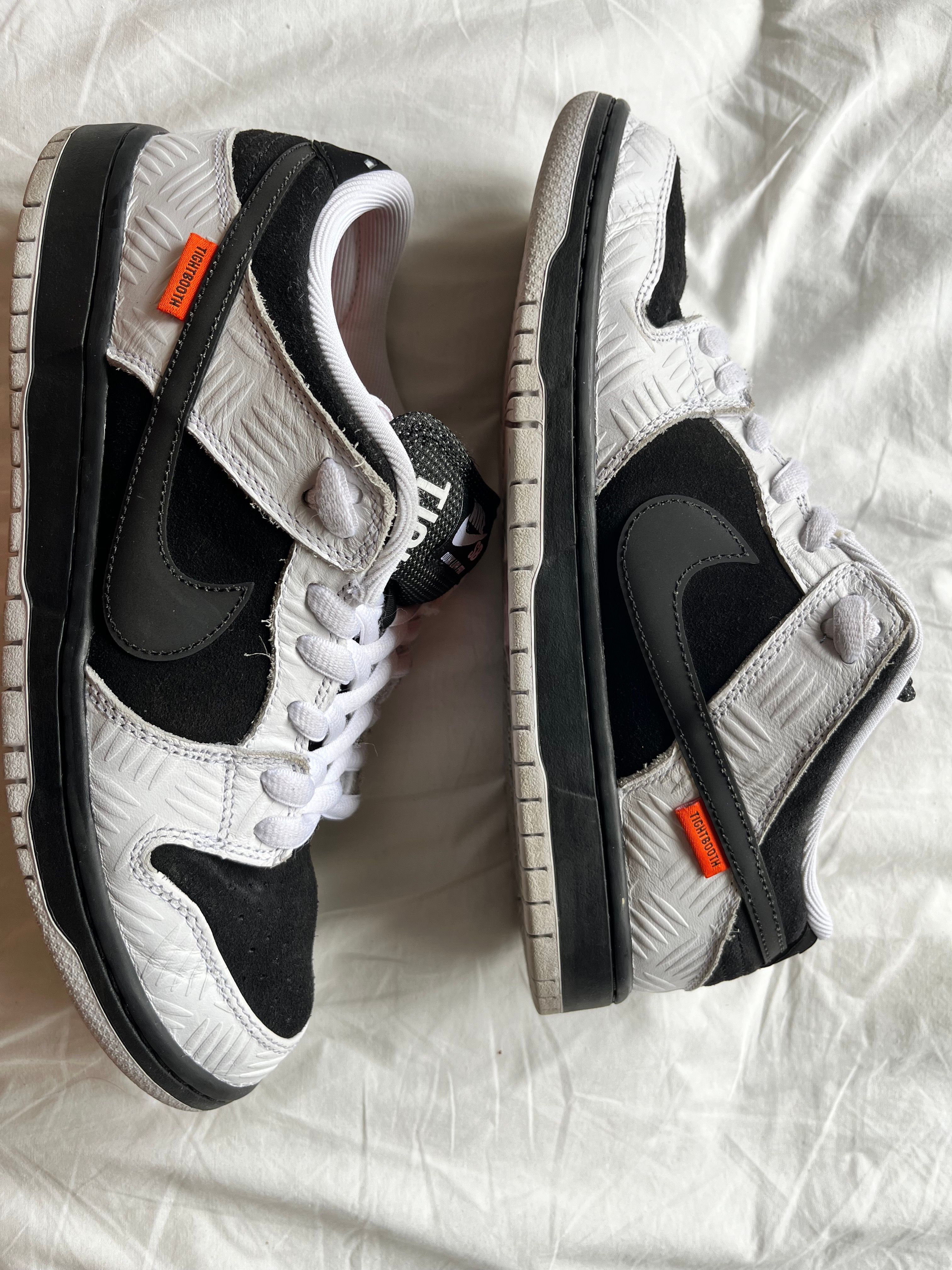 TIGHTBOOTH × Nike SB Dunk Low Pro QS "Black and White"
