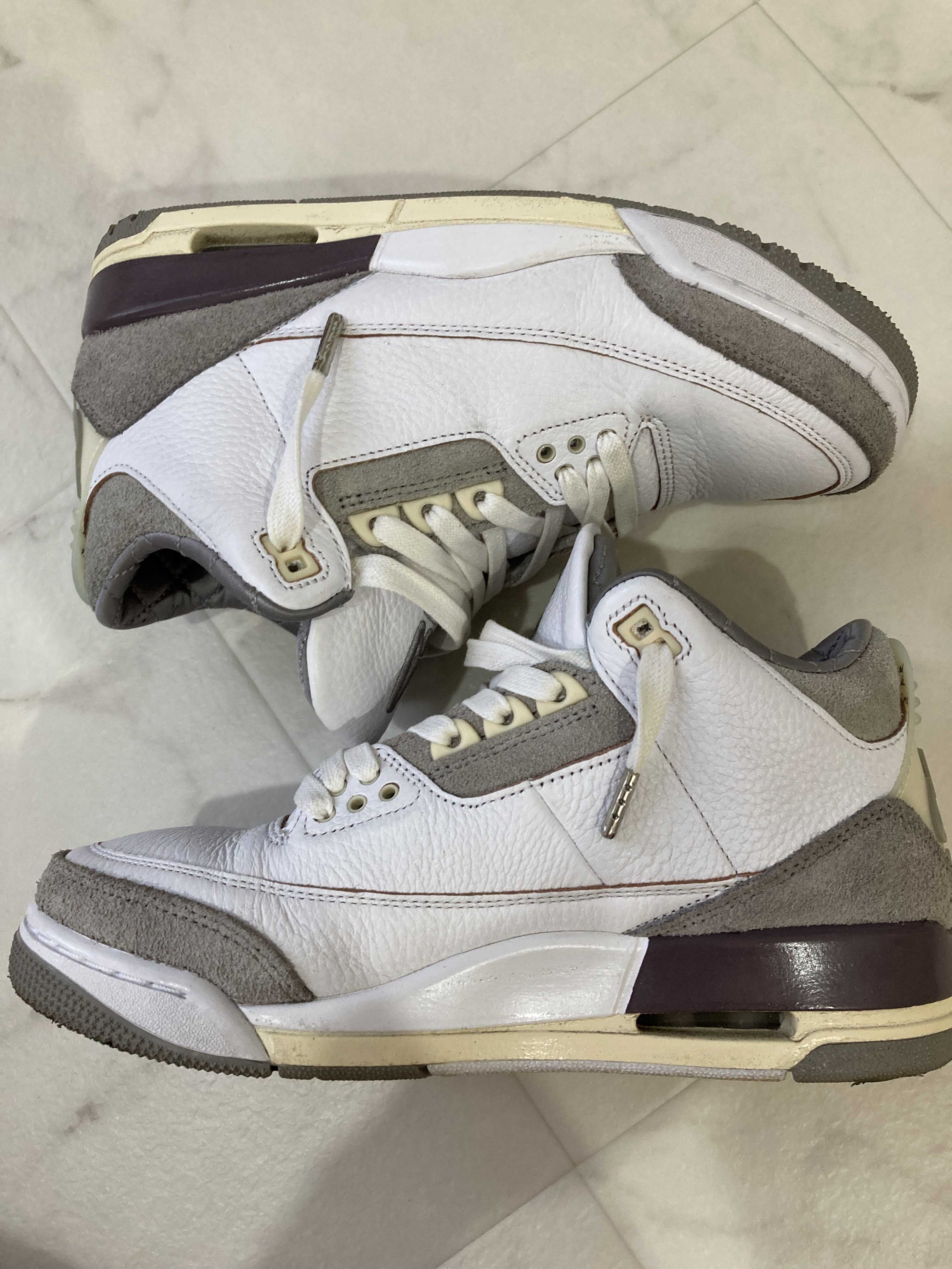 A Ma Maniere × Nike Women's Air Jordan 3 Retro SP "White/Medium Grey Violet Ore"