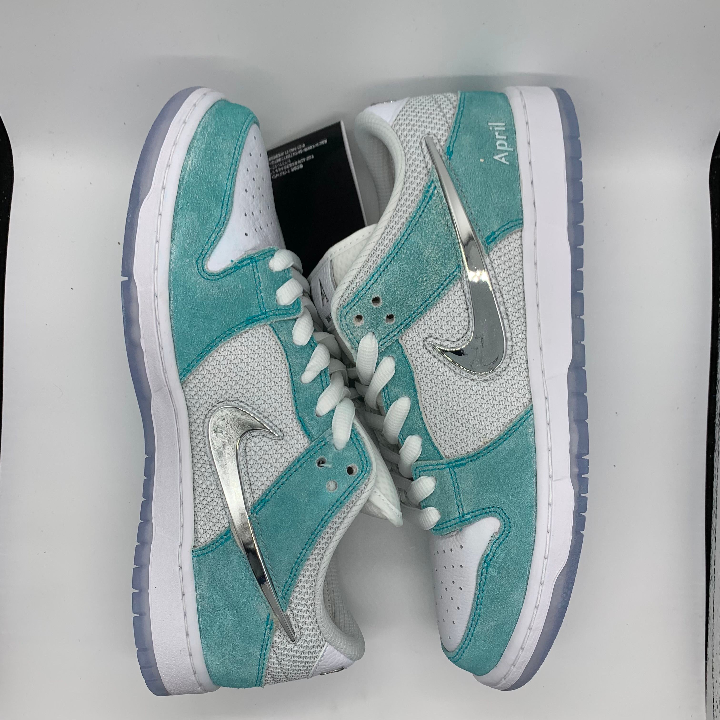 APRIL SKATEBOARDS × Nike SB Dunk Low Pro QS "White and Multi-Color"