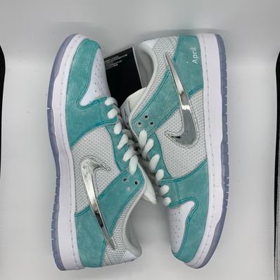 APRIL SKATEBOARDS × Nike SB Dunk Low Pro QS "White and Multi-Color"