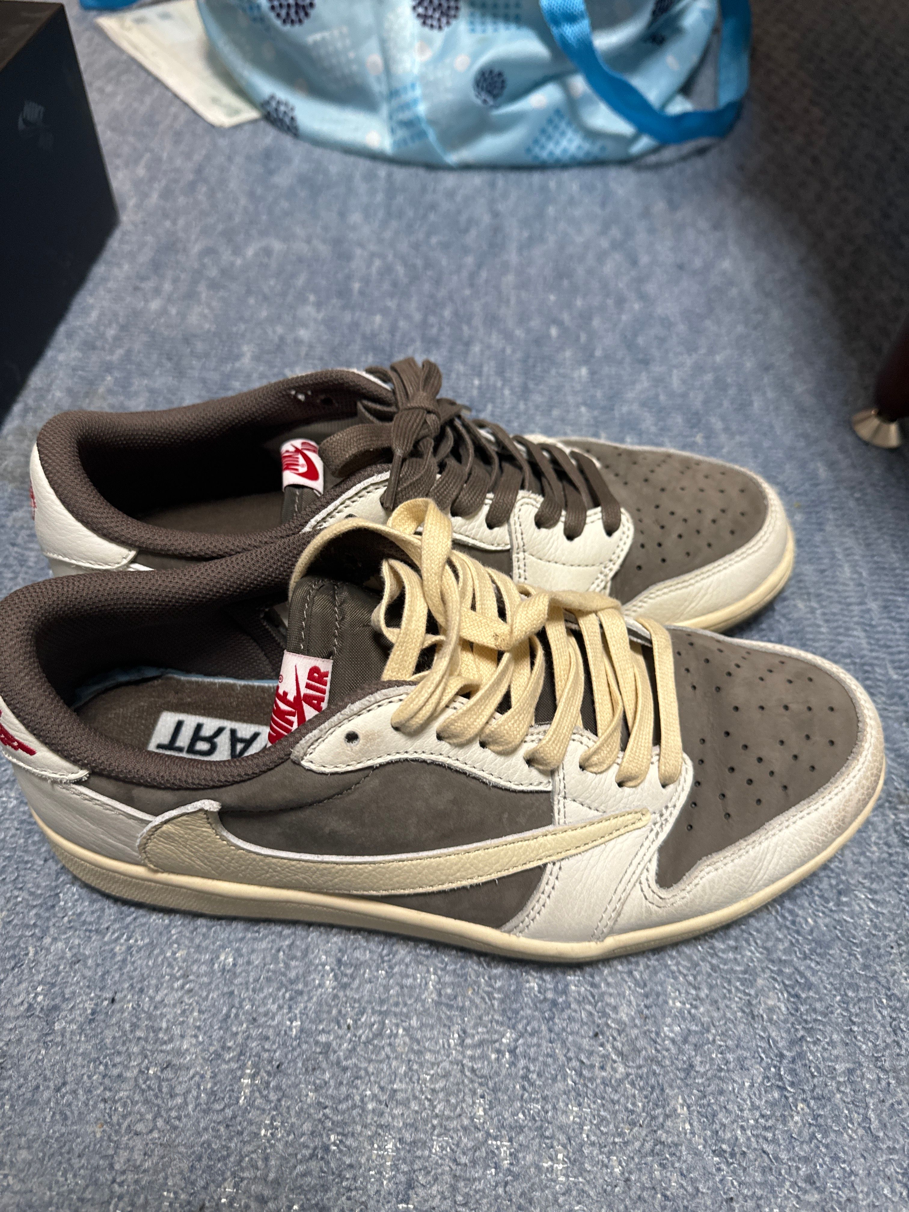 Travis Scott × Nike Air Jordan 1 Low OG SP "Reverse Mocha/Sail and Ridgerock"