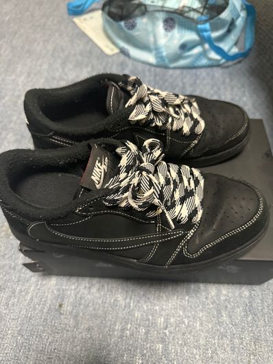 Travis Scott × Nike Air Jordan 1 Low OG SP "Black Phantom"